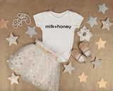 Milk + Honey Onesie