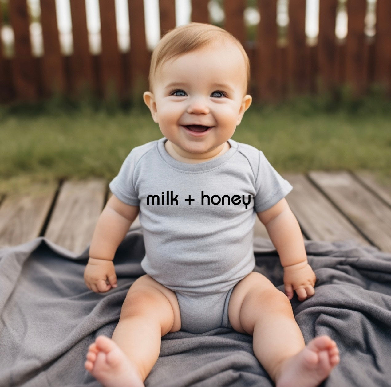 Milk + Honey Onesie