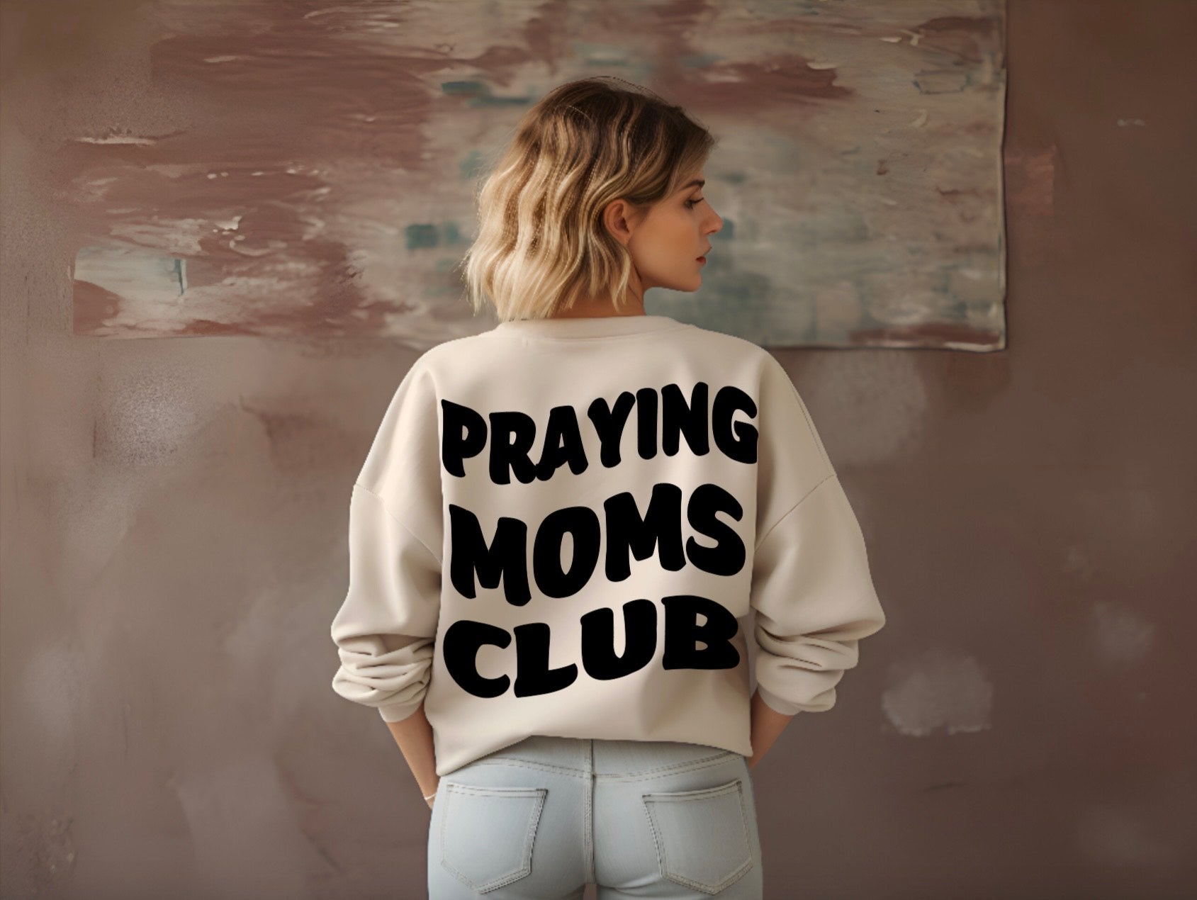 Prayer Moms Club Crewneck